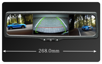 EL monitor con cámara de visión trasera de mútiples pantallas, GK-354335
